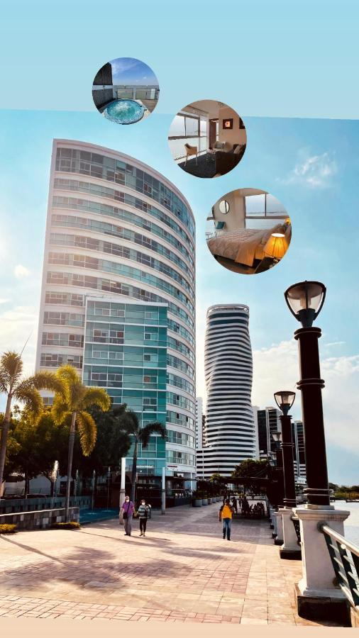 Apartamento Vista Al Rio Puerto Santana Riverfront 1 Guayaquil Buitenkant foto